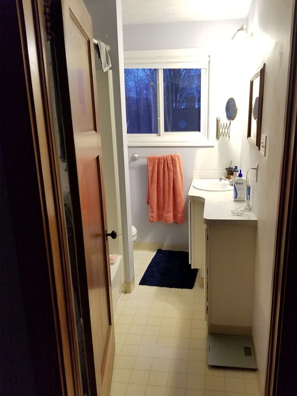 Bathroom before remodel