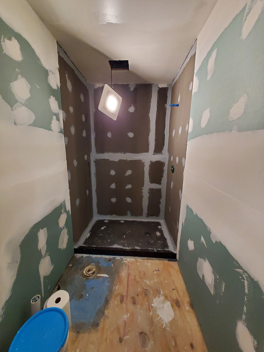 Wedi waterproof system